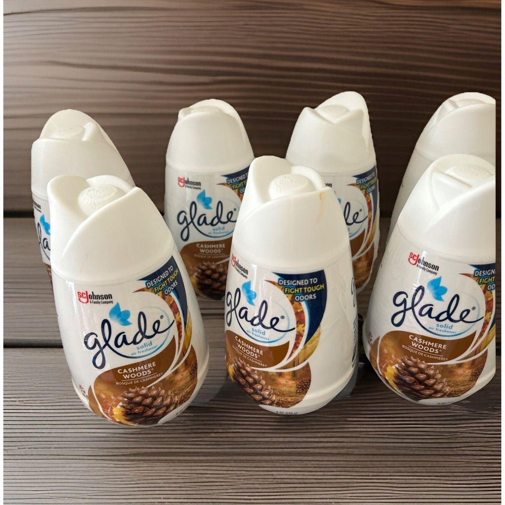 *7* Solid Air Freshener, Deodorizer for Home and Bathroom, Cashmere Woods, 6‎ Oz